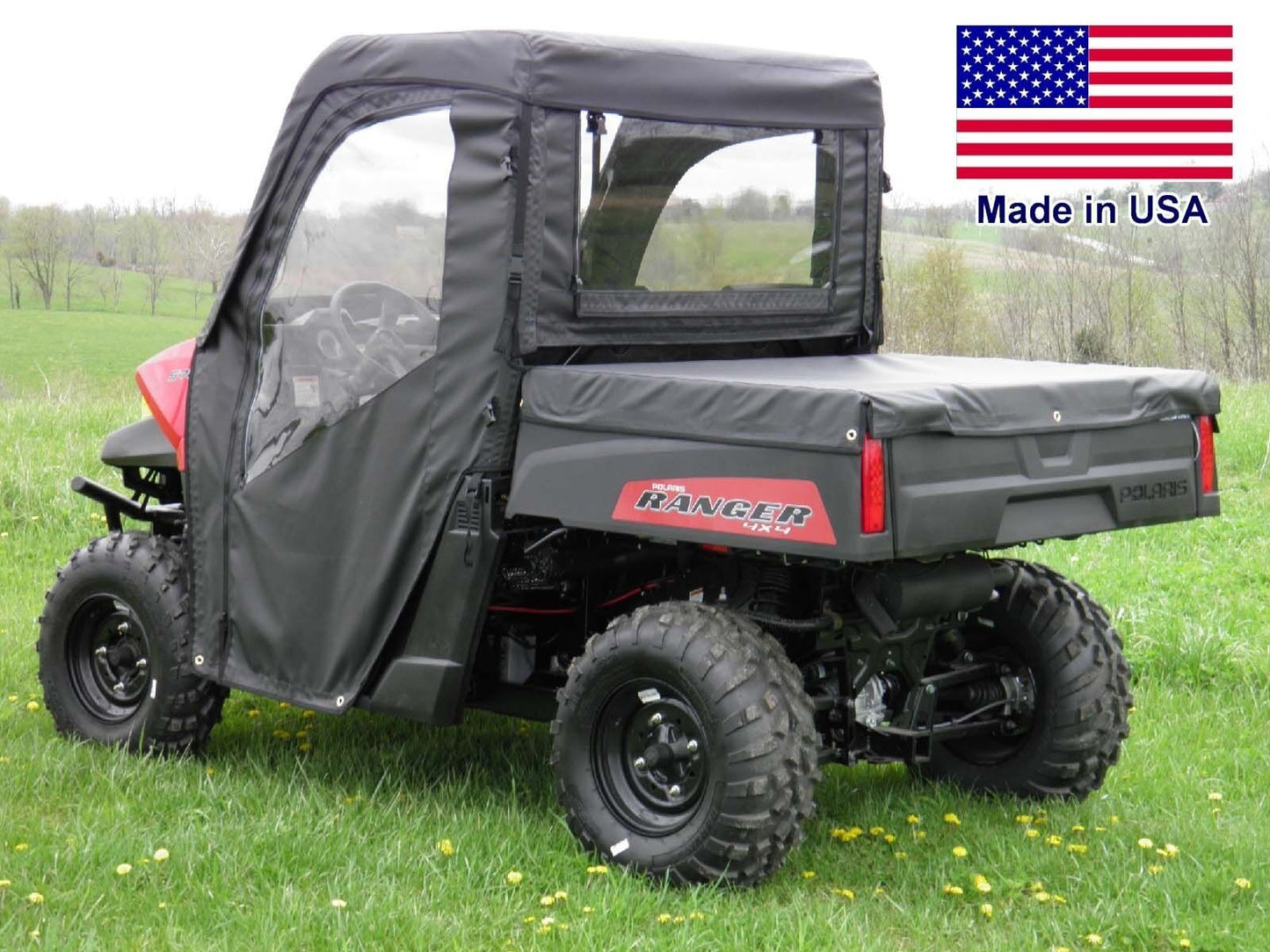 DOORS AND REAR WINDOW for Polaris Ranger 570 Mid - Soft - Puncture Proof