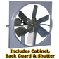 36" Belt Driven Exhast Fan - 14,541 CFM - 3 Ph - 5.8/2.9 Amps - 230/460 Volts