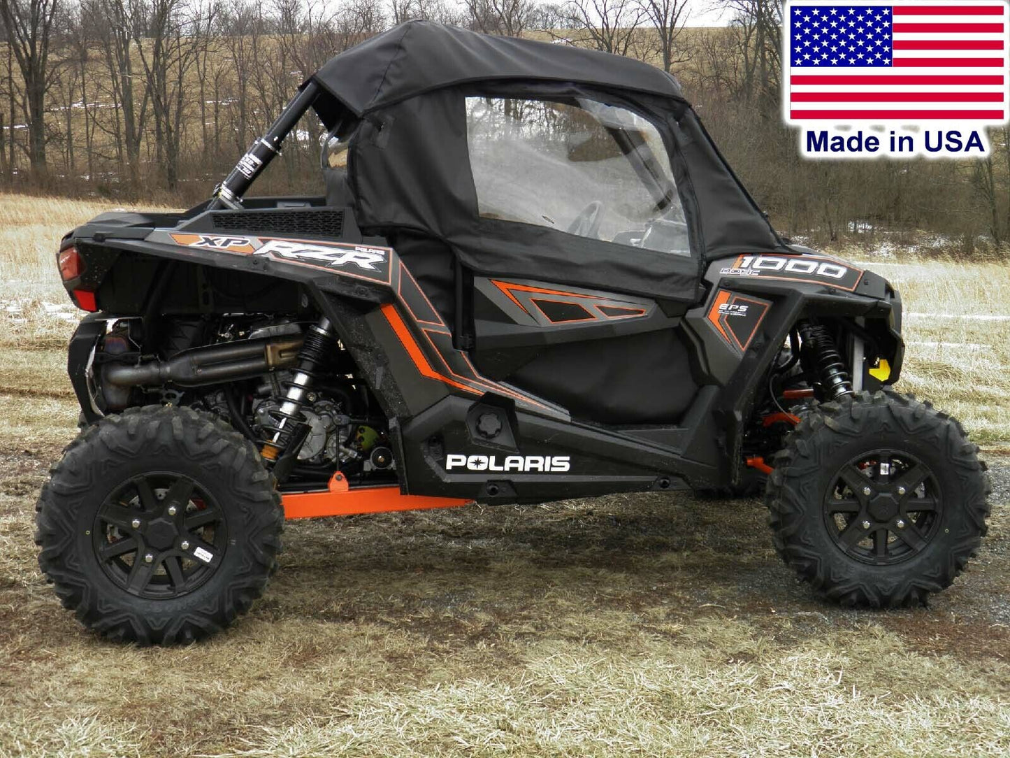 DOORS & REAR WINDOW for Polaris RZR XP Turbo S - Soft Material - Vinyl Windows