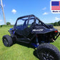 DOORS & REAR WINDOW for Polaris RZR XP Turbo S - Soft Material - Vinyl Windows
