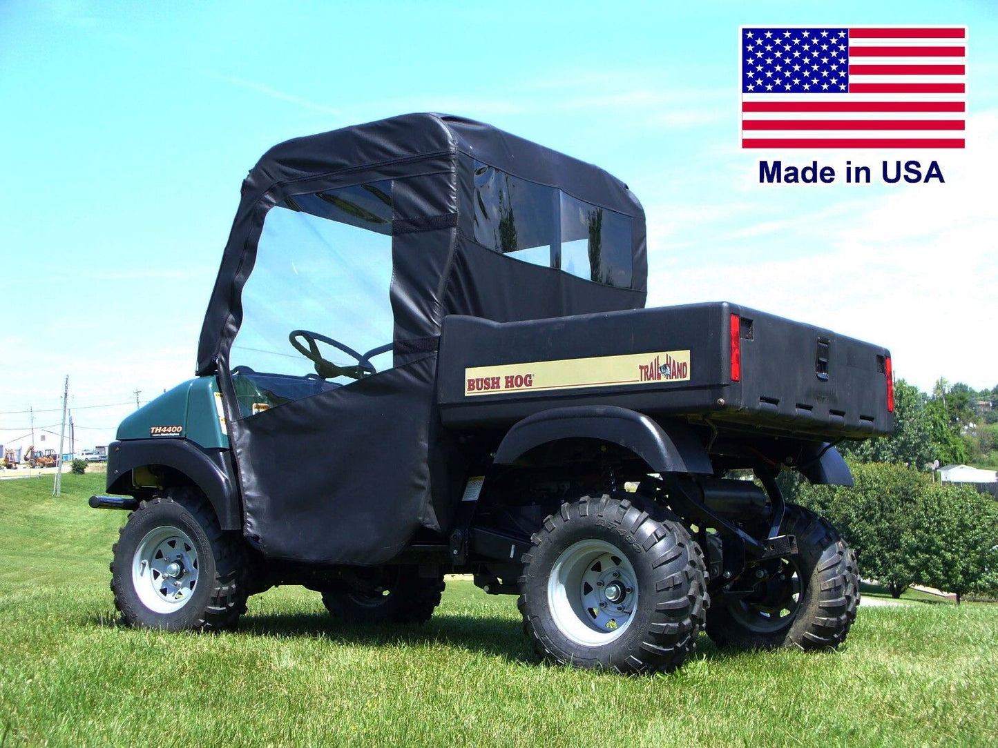 Bush Hog Trail 4400 Enclosure for EXISTING WINDSHIELD - Roof, Doors, Rear Window