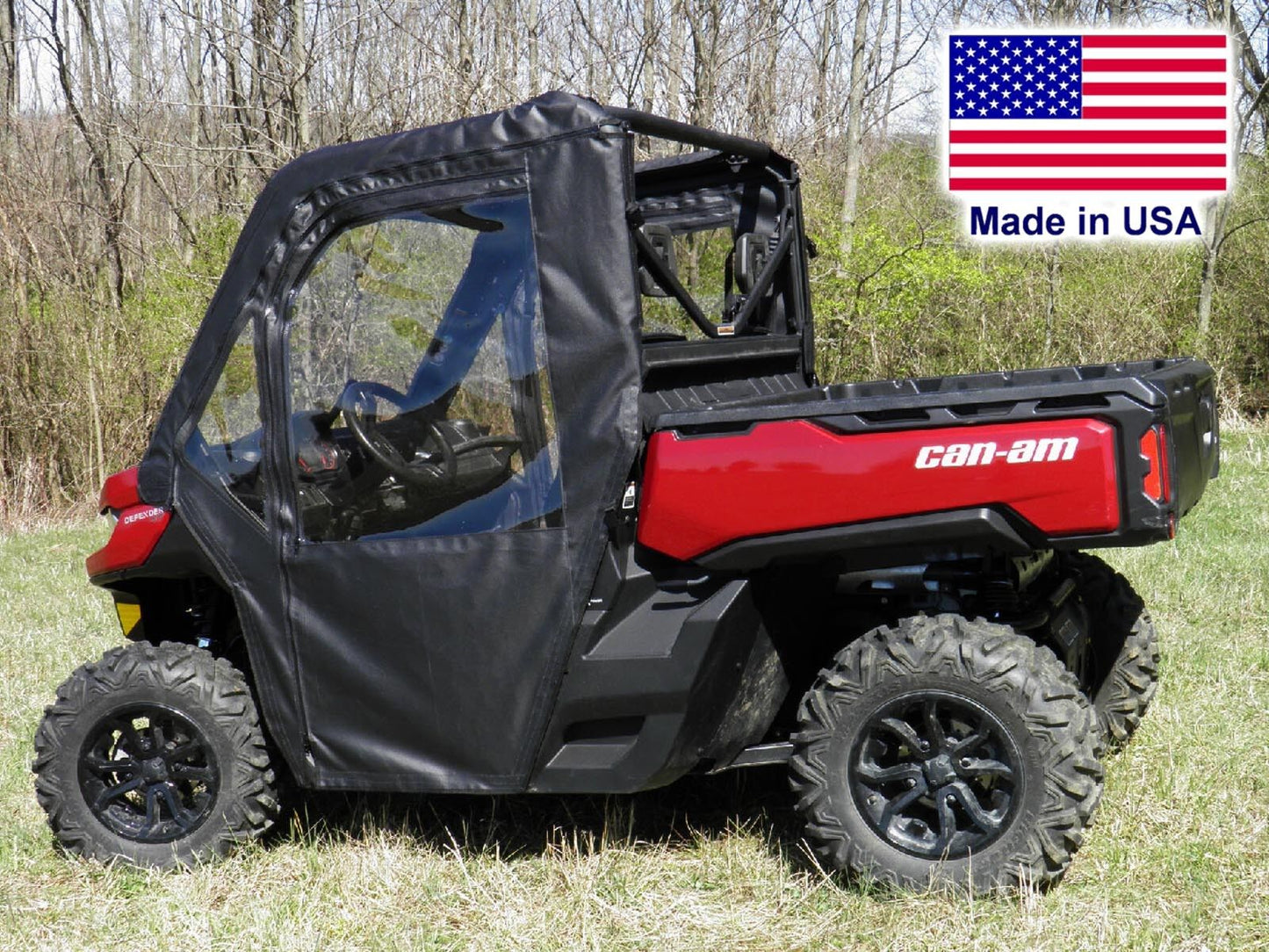 DOORS for Can Am Defender - Soft Material - Vinyl Windows