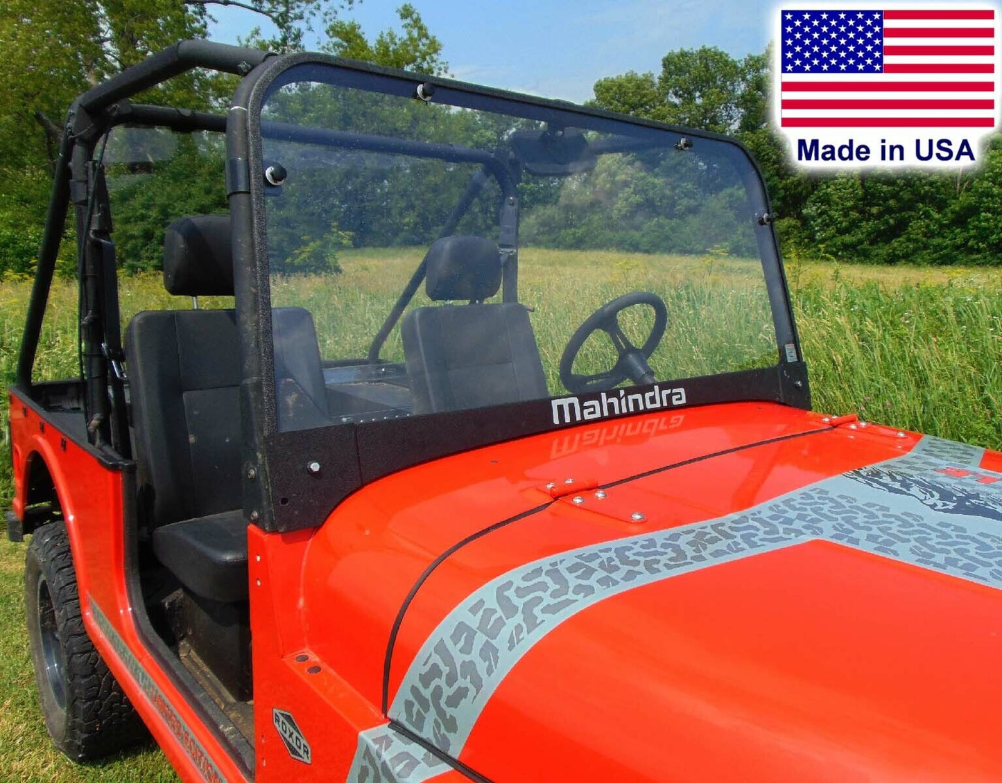 Mahindra Roxor FULL ENCLOSURE - SOLID HARD WINDSHIELD, Roof, Doors, & Rear