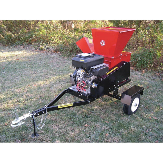 Tow Behind Chipper and Shredder - 18 HP - Highway Towable - Electric Start