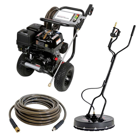 Gas Pressure & Surface Washer - Cold Water - 4200 PSI - 4 GPM - AAA Pump - Honda