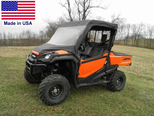 Honda Pioneer VINYL WINDSHIELD and ROOF COMBO - CANOPY - SOFT TOP