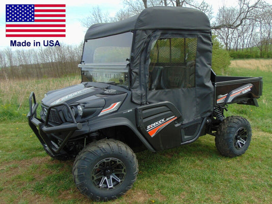 Full Enclosure for Kubota SIDEKICK XG850 - HARD WINDSHIELD, Doors, Roof, & Rear