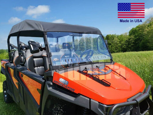 ROOF & HARD WINDSHIELD for Intimidator 6 Seater GC1K  - Soft Top - Polycarbonate