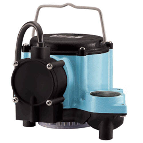 Submersible Sump Pump - 46 GPM - NO SOLIDS - 115 Volt - 1 Ph - 1/2 HP - 18' Suct