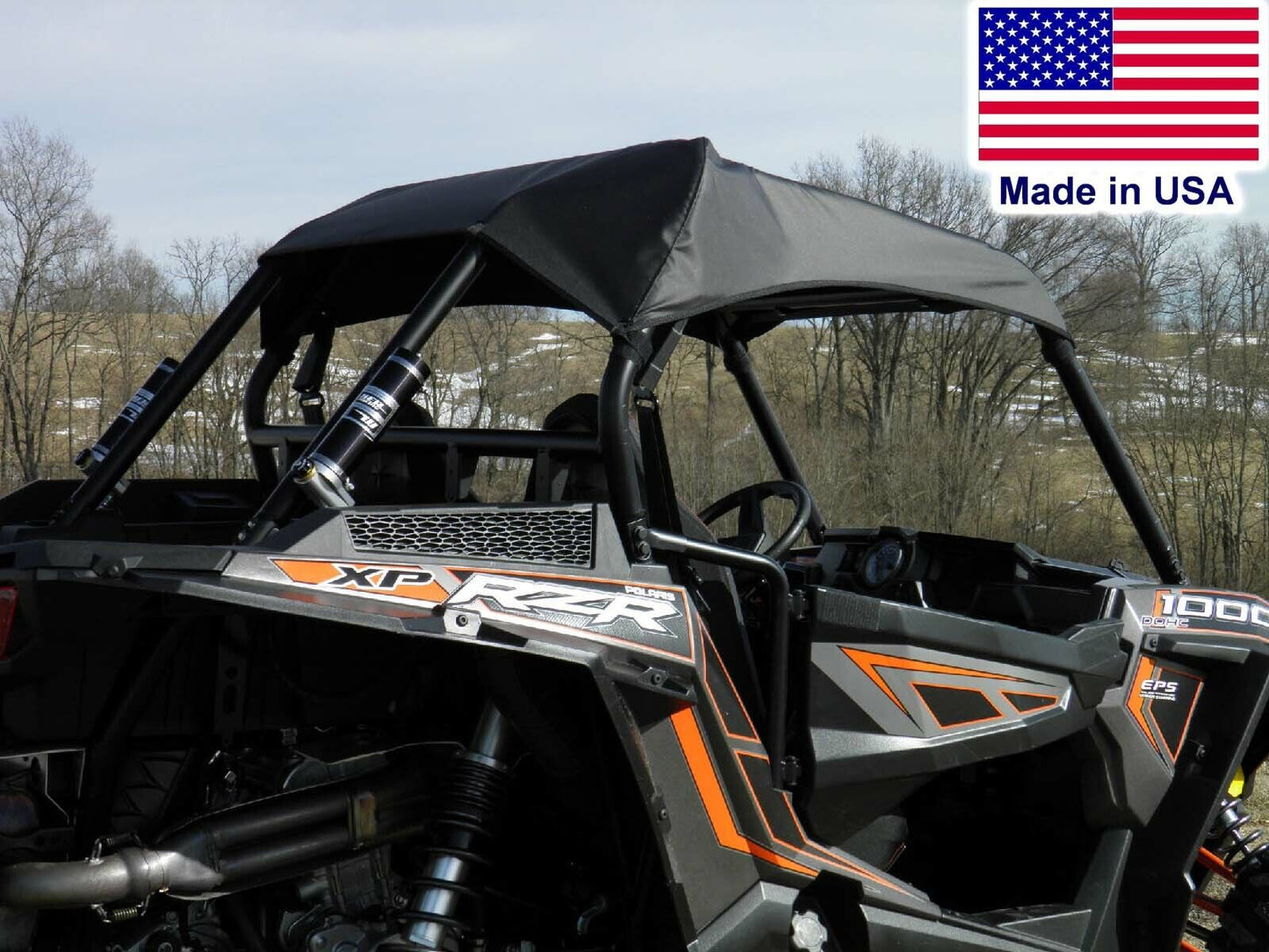 ROOF for Polaris RZR 1000 - Soft Material - Top - Withstands Highway Speeds