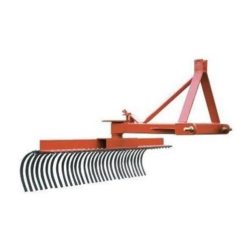 LANDSCAPE RAKE - 3 Point Hitch Mounted - 60" Wide - Commercial Duty - USA Made