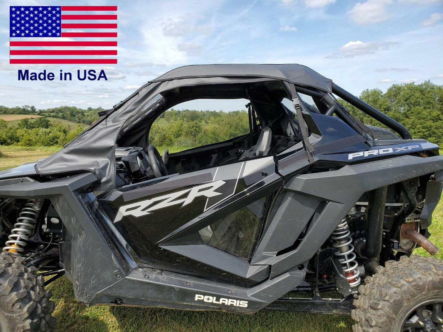 Partial Enclosure for Polaris RZR Pro XP - HARD WINDSHIELD, ROOF, & REAR WINDOW