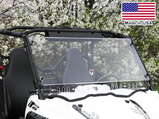 HARD WINDSHIELD for Yamaha Wolverine - Polycarbonate - Withstands Highway Speeds
