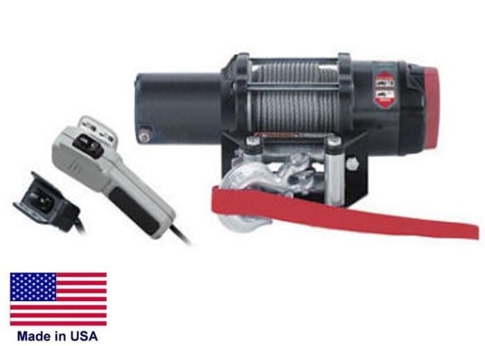 WINCH - Heavy Duty - 12 Volt DC - 1.5 Hp - 4,000 Lb Cap 55 Ft of 7/32 Wire Rope