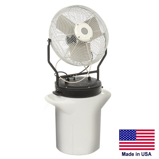 Misting Fan - Self Contained - Hand Carry -  5,750 CFM - 120 Volts - 130 PSI