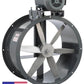 34" TUBE AXIAL DUCT FAN - 14,657 CFM - 230/460 V - 2 Hp - 3 Phase - Belt Driven