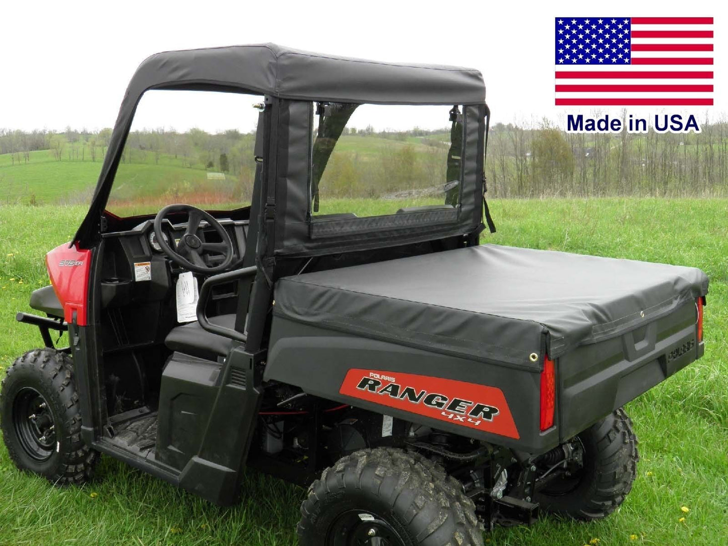 Rear Window and Top for Polaris Ranger 570 Mid Size - Canopy - Roof - Industrial