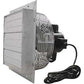 12" Exhaust Fan - Shutter - 3 Speed - Direct Drive - 1115 CFM - 115 Volts - 1 Ph
