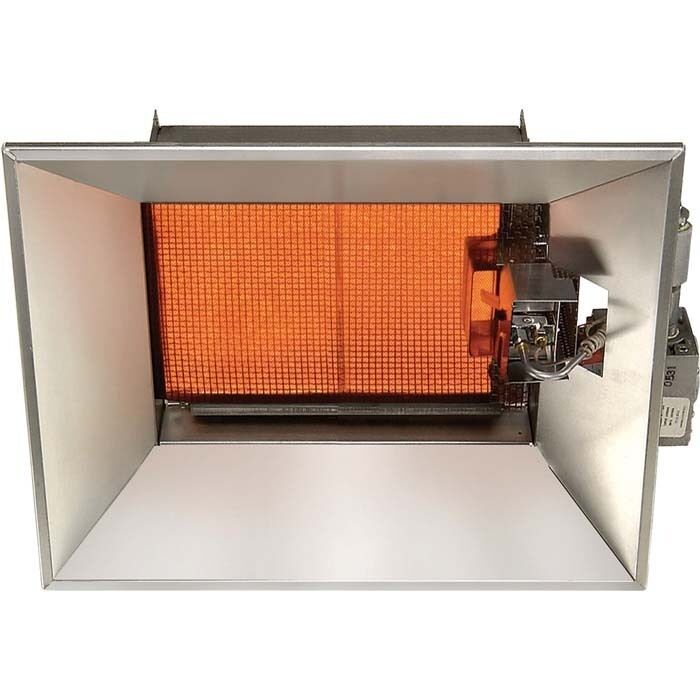 Ceramic Infrared NATURAL GAS Heater - 26,000 BTU - 7,500 Sq Ft - Standing Pilot