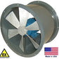 TUBE AXIAL DUCT FAN - Explosion Proof - Direct Drive - 12" - 115/230V 1,180 CFM