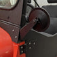 Side Mirrors for Mahindra Roxor - 3/16″ Aluminum - Powder Coated - Pair - USA