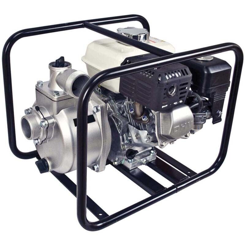 2" Semi Trash Pump - 158 GPM - 3.5 HP - 1/2" Solid - Aluminum - Honda GX Engine