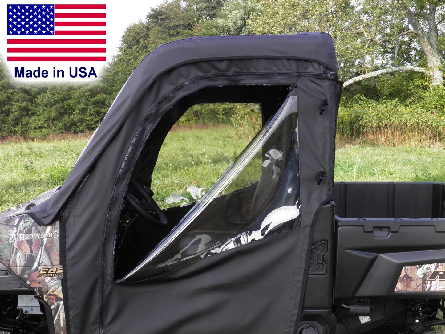 Polaris Ranger XP Full Enclosure - VINYL WINDSHIELD, Roof, Doors, Rear Window