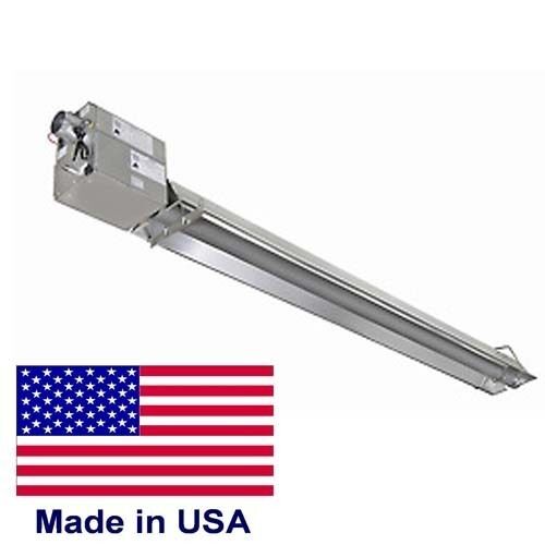 Infrared Natural Gas Heater - Straight Tube - Positive Press - 40k to 200k BTU