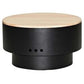 24" Round Fire Pit & Wooden Top - Table - Outdoor Heating - Custom - Designer