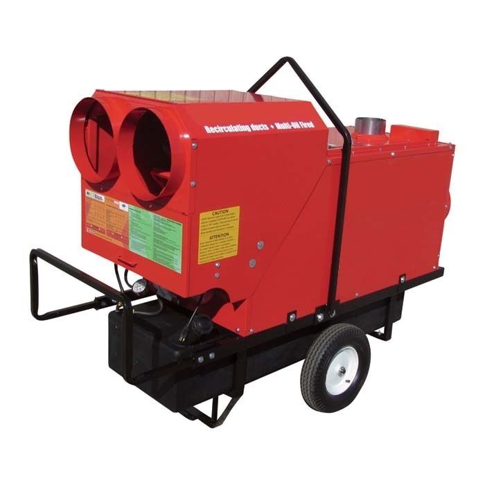 Commercial Indirect Diesel Heater - 3500 CFM - 396,000 BTU - 14 Amps - 42 Gallon