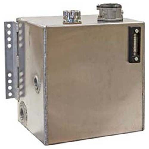 Aluminum Hydraulic Reservoir - Intergal Brackets - 25 Gallons - 10 Micron Filter